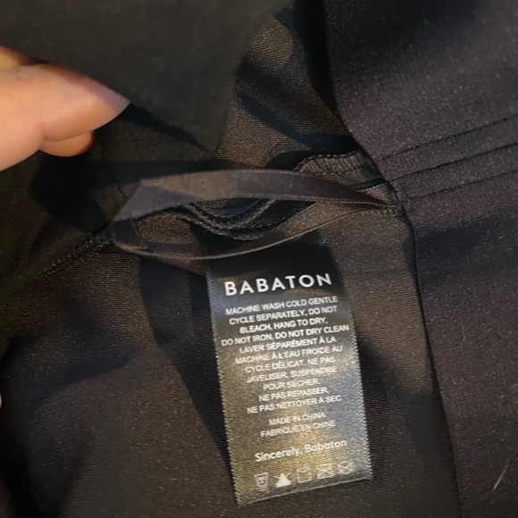 Aritzia Babaton Black Faux Suede Leggings 6 NWT - Picture 7 of 9